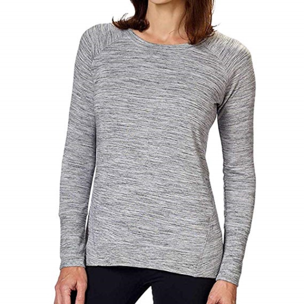 Champion Ladies' Crew Neck Tee (XXL,  Marble Grey)